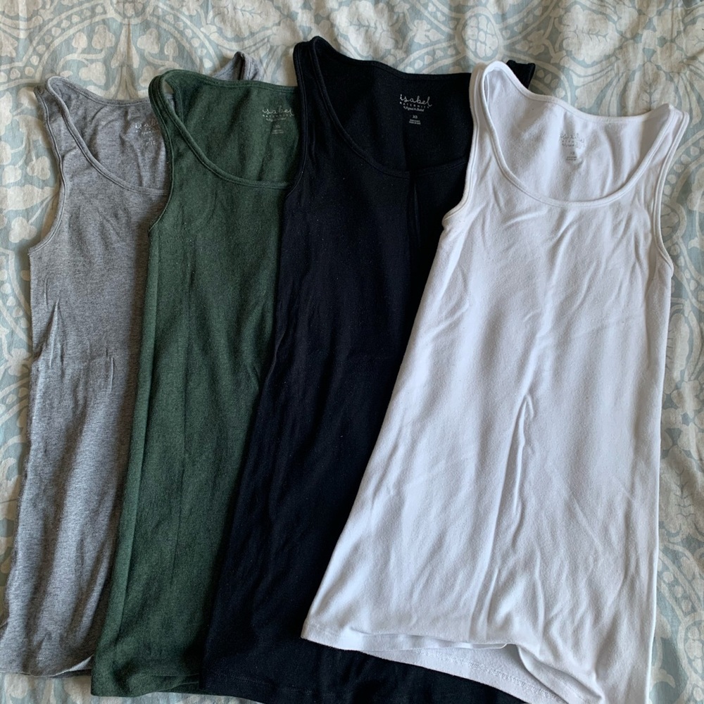 4 maternity layering tanks